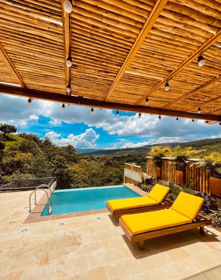 Hotel Campestre Palmas Del Zamorano San Gil Buitenkant foto
